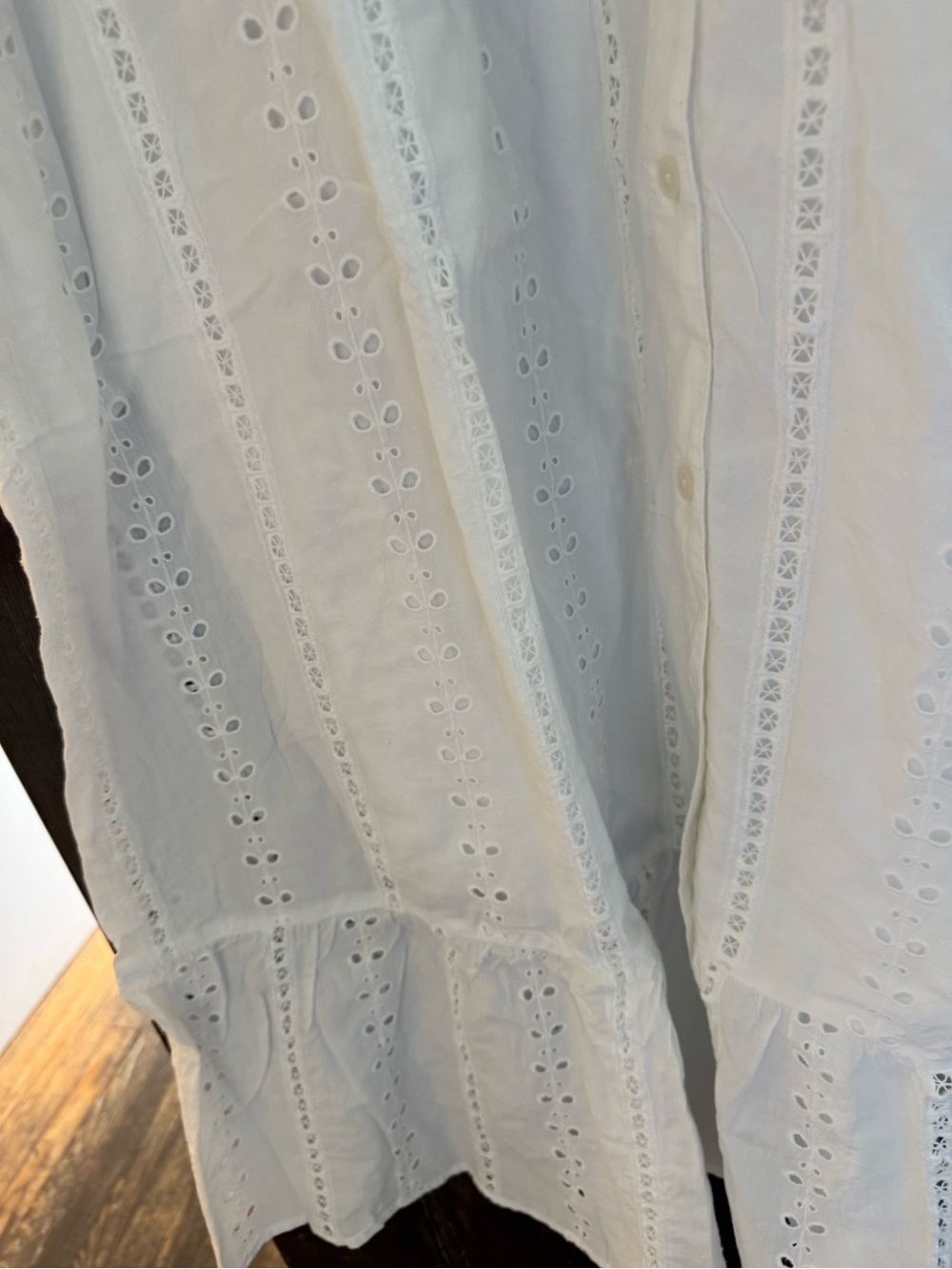 Style & Co. White Eyelet Maxi Dress - Picture 2 of 5